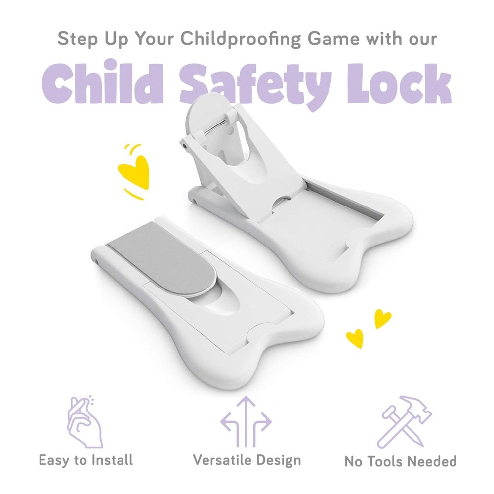 Sliding Door Lock for Child Safety, Window Stoppers for Vertical Windows doors